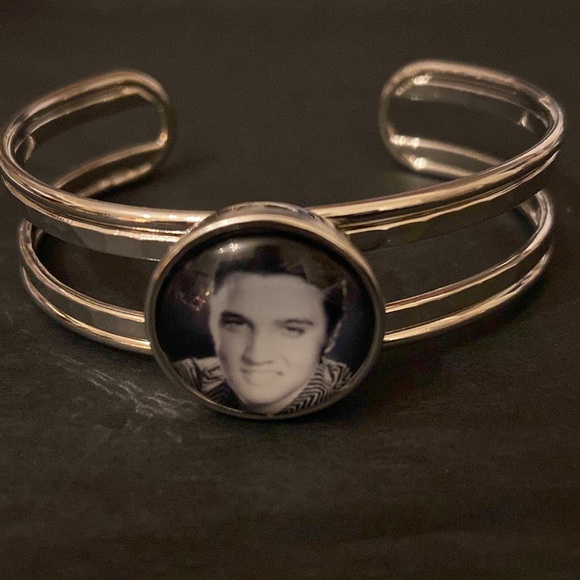 Handmade Jewelry - Elvis Snap Button Bracelet Cuff